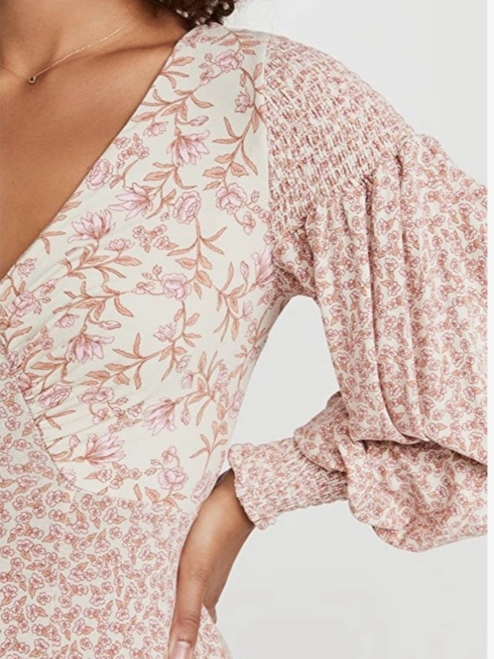 Free People Pink Love Story Maxi Dress Medium Romantic Dreamy - Picture 7 of 14